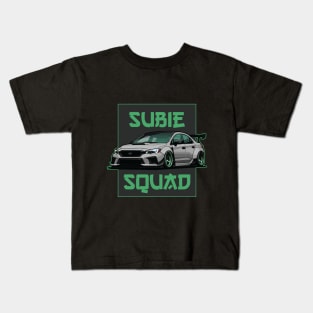 Subaru Impreza WRX STI Car Art - Widebody Modified JDM Drift Car Kids T-Shirt